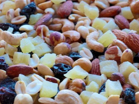 Fruits and nuts 写真素材