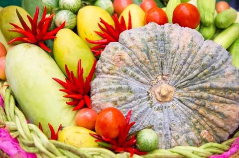 Fruits and vegetable Stock Photos