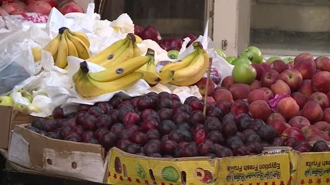 Fruits and vegetables in Egypt Stock Footage 251978434