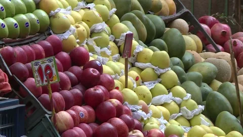 Fruits and vegetables in Egypt Stock Footage 251979797