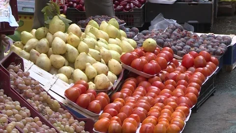 Fruits and vegetables in Egypt Stock Footage 251980528