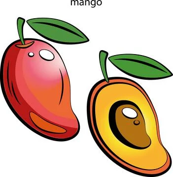 Fruits and vegetables. Stock Illustration