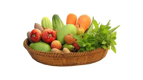 Fruits and Vegetables Stock Illustration