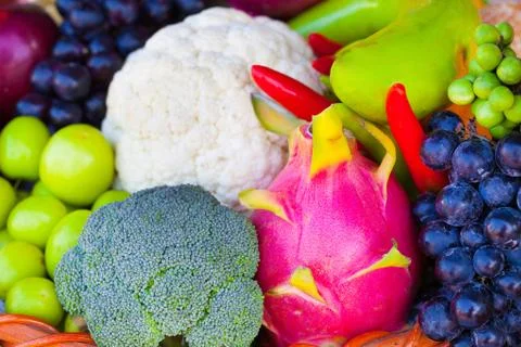 Fruits and vegetables Stock Photos