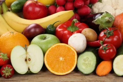 Fruits and vegetables Stock Photos
