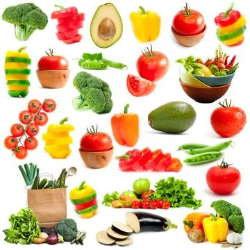 Fruits and vegetables Stock Photos