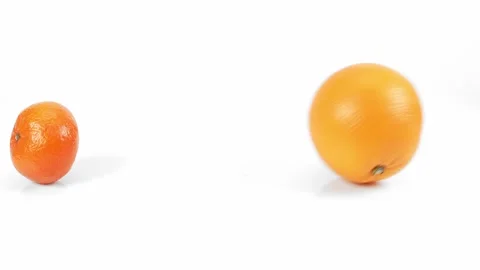 Fruits are rolling on the white Video stock 220358312