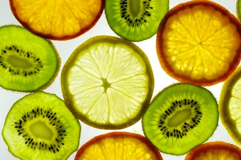Fruits background Stock Photos