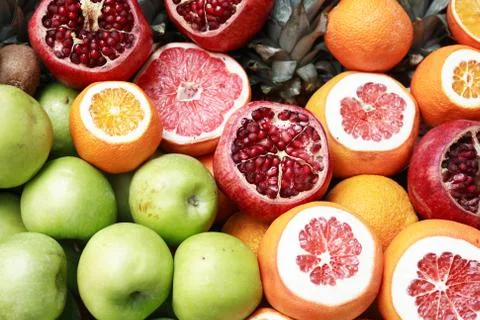 Fruits Background Stock Photos