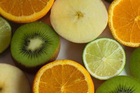 Fruits background Stock Photos