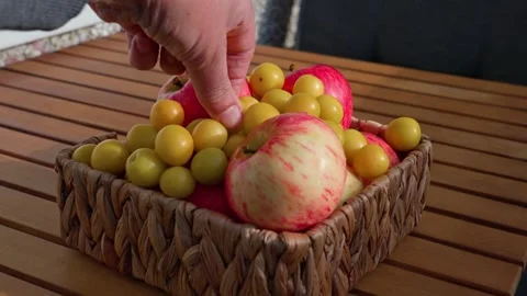 Fruits in a basket Stock Footage 318226668