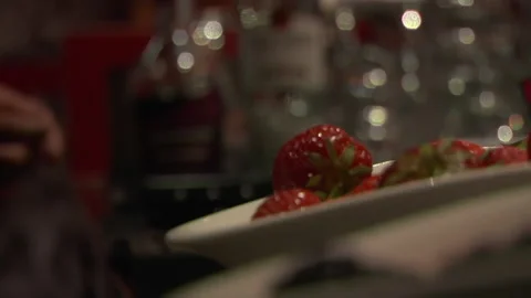 Fruits In A Bowl In A Bar Video stock 136035587
