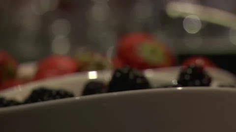 Fruits In A Bowl Video stock 136035650