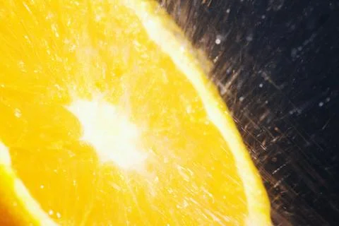 Fruits close up with orange Stock Photos