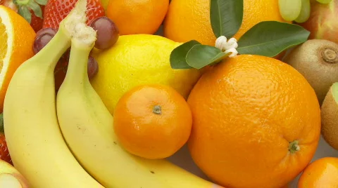 Fruits closeup loop Video stock 333467
