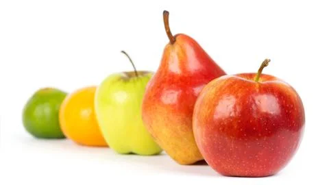 Fruits collection Stock Photos