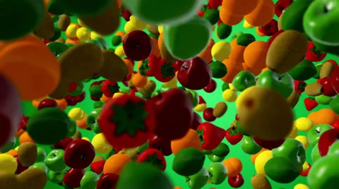 Fruits colors 库存影片 33420486