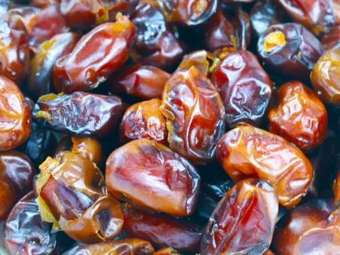 Fruits of date palm Stock Photos