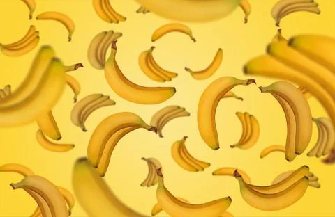 Fruits falling down Stock Illustration