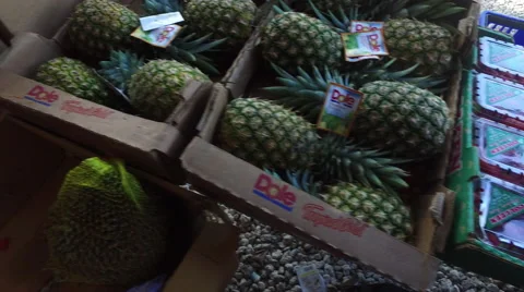Fruits on a fresh market Stock Footage 67291386