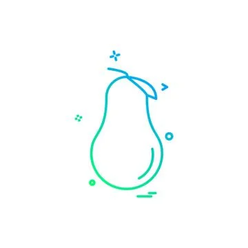 Fruits icon design vector Stock Illustration