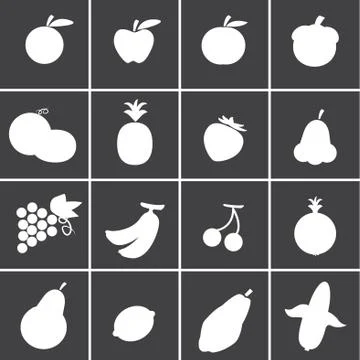 Fruits icon Stock Illustration