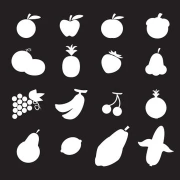 Fruits icon Stock Illustration