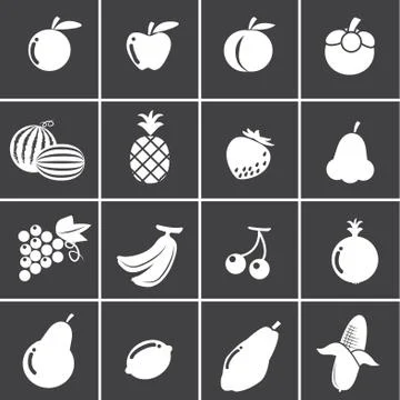Fruits icon Stock Illustration