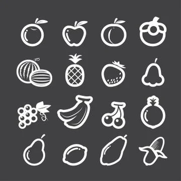 Fruits icon Stock Illustration