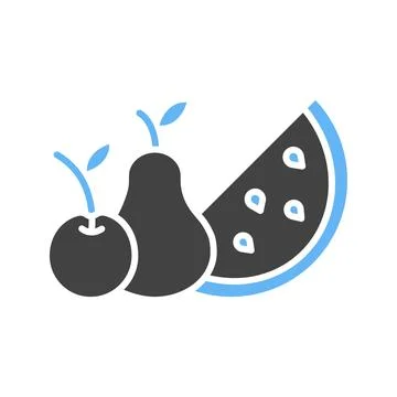 Fruits Icon Image. Stock Illustration