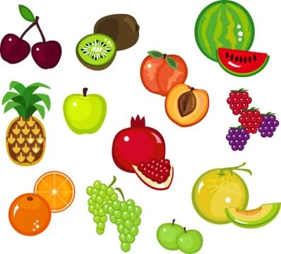 Fruits Stock Illustration