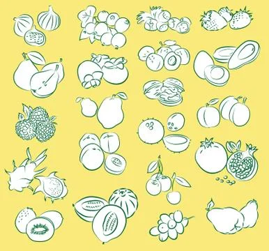 Fruits Stock Illustration