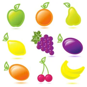 Fruits Stock Illustration