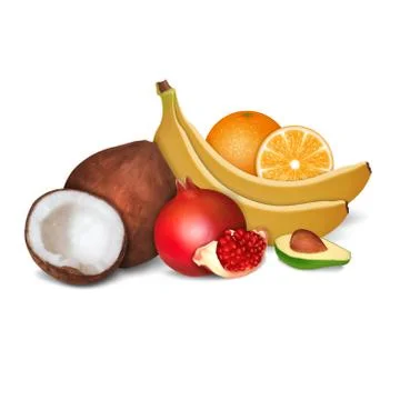 Fruits Stock Illustration