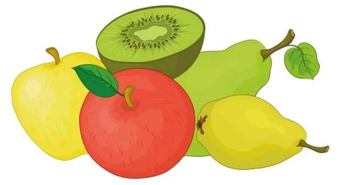 Fruits Stock Illustration