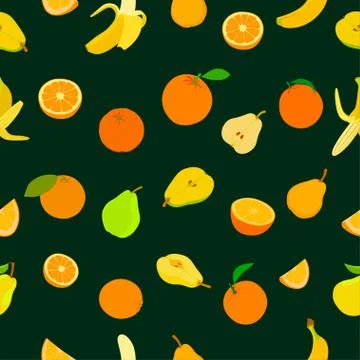 Fruits. Illustrazione stock