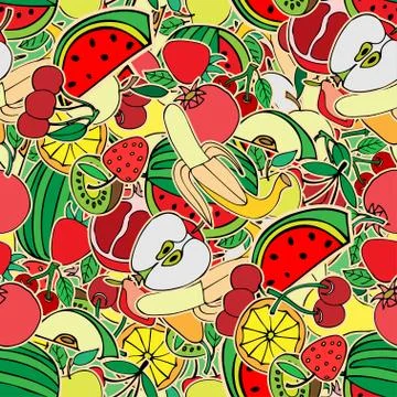 Fruits Stockillustratie