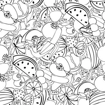 Fruits Illustrazione stock