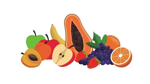 Fruits Ilustración de archivo