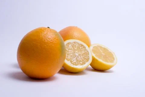 Fruits isolated on a white background. Foto stock