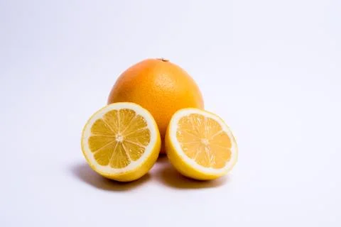 Fruits isolated on a white background. Stock Photos