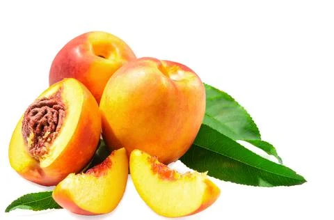 Fruits of nectarine Stock Photos