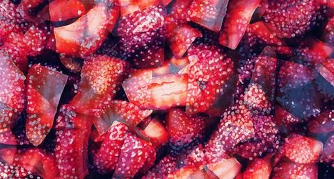 Fruits Pattern Background Stock Illustration