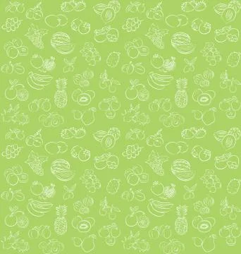Fruits pattern 스톡 일러스트