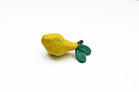 Fruits from plasticine. Stock Photos