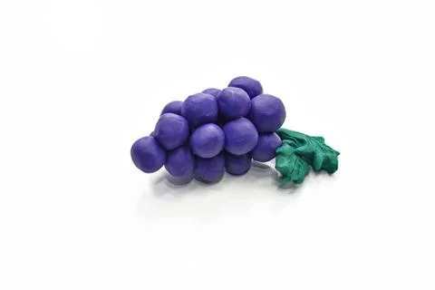 Fruits from plasticine. Stock Photos