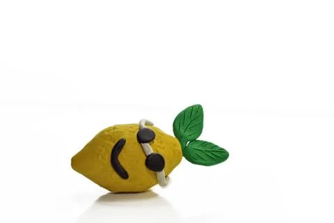 Fruits from plasticine. Foto stock