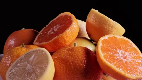 Fruits Rotating. Stock Footage 218606803