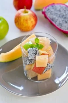 Fruits salad Stock Photos