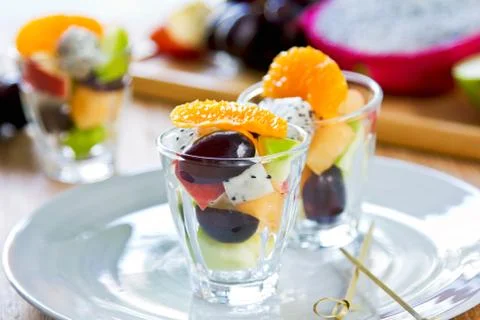 Fruits salad Stock Photos